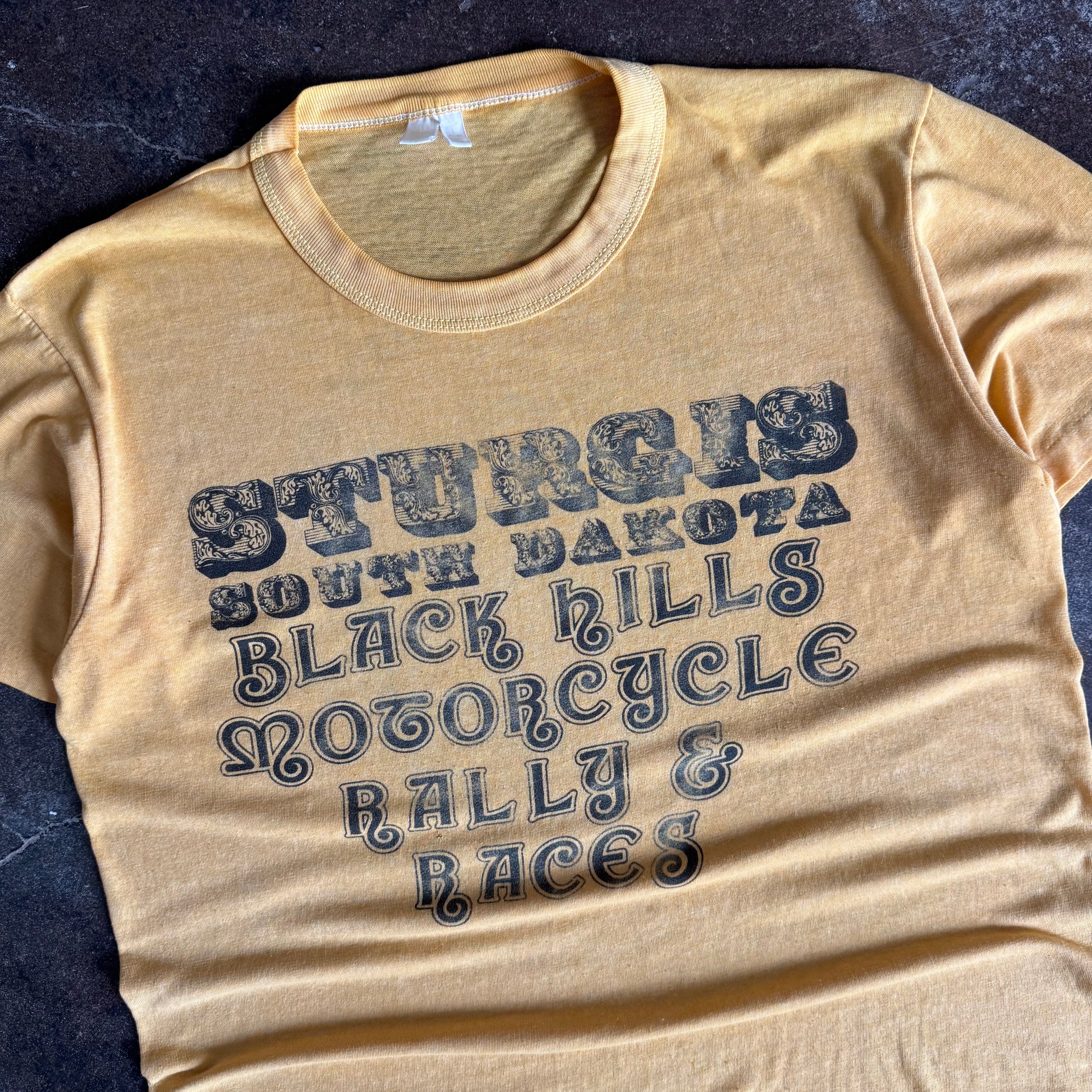 80’s Black Hills Rally “Got My Butt To Sturgis” Tee (L)