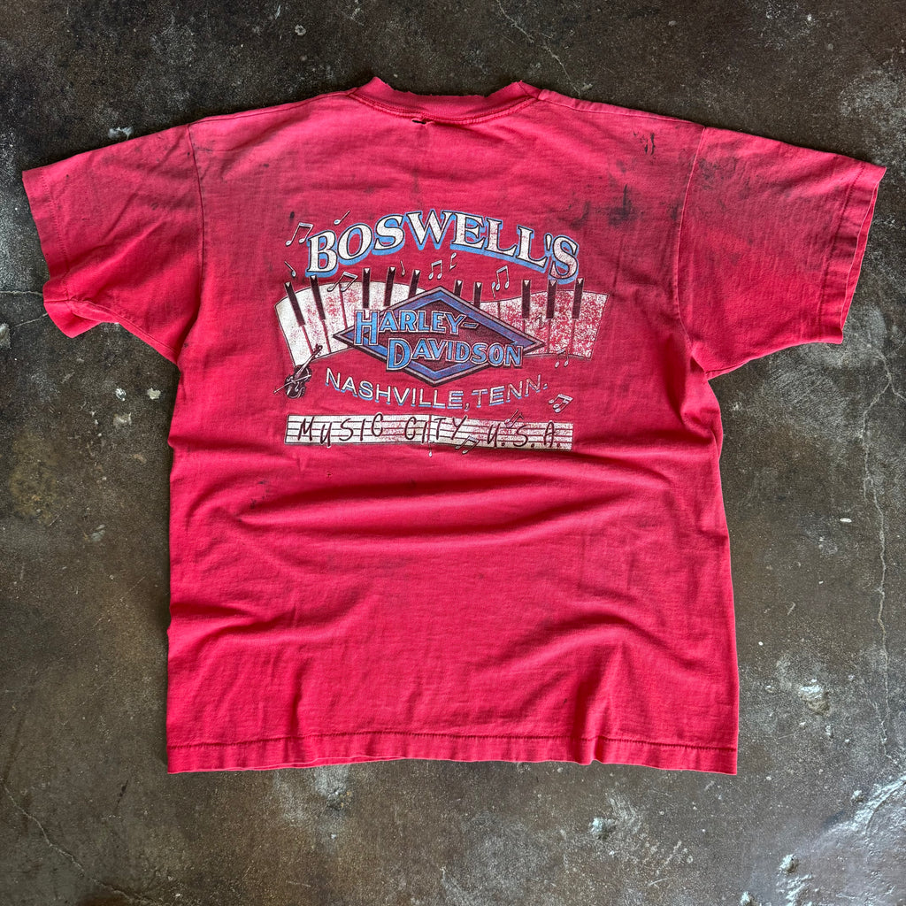 90's Harley "Get a Grip" Distressed Tee (XL)