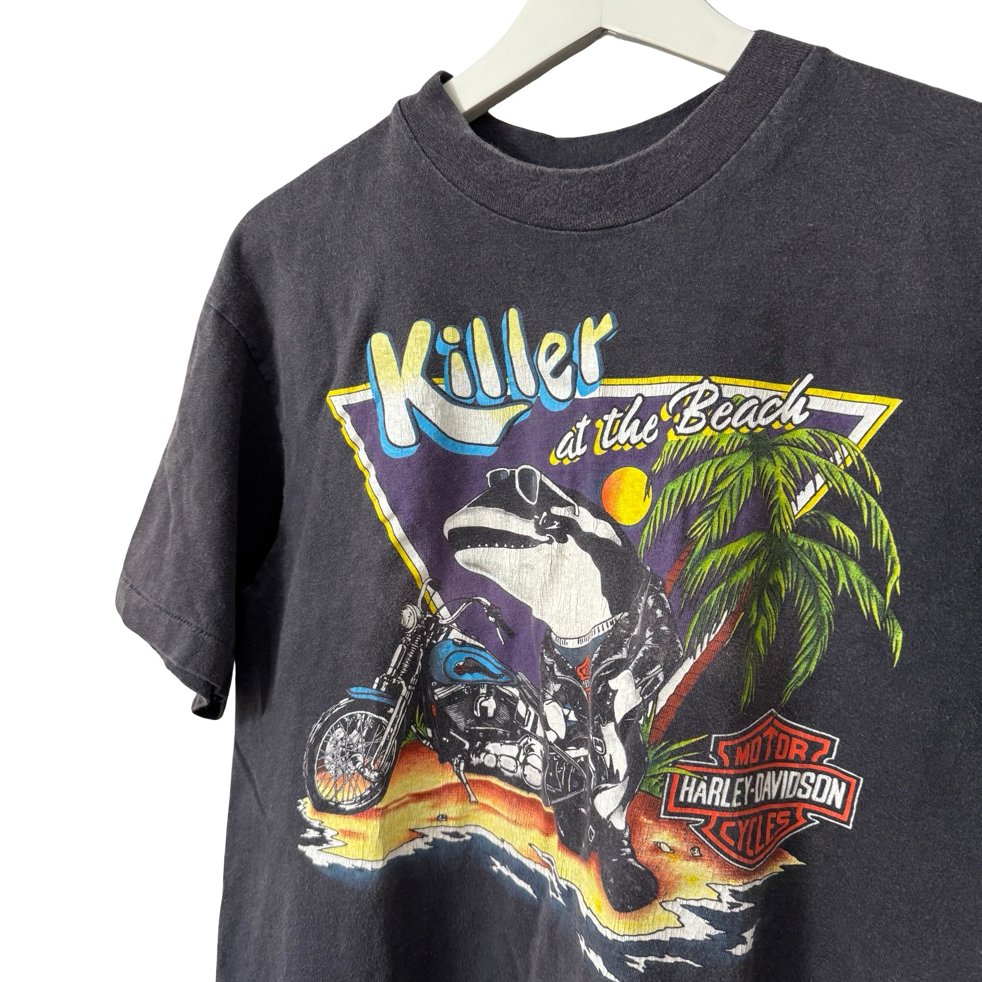 90’s Harley Killer Whale Colorado Tee Size L