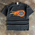 Y2K Harley Davidson Rushing Flame Emblem Tee (L)