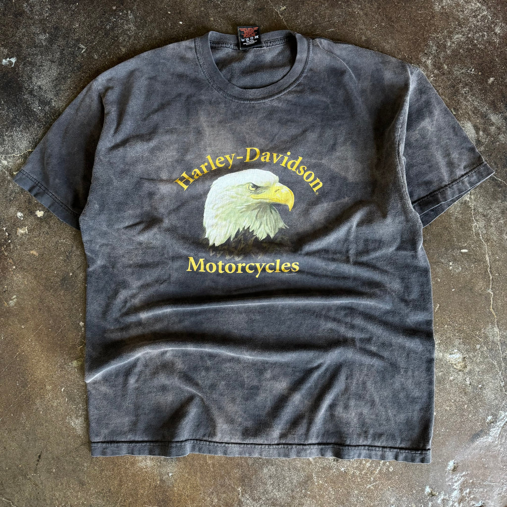 Y2K Harley Davidson Eagle Sunfaded Tee (XL)