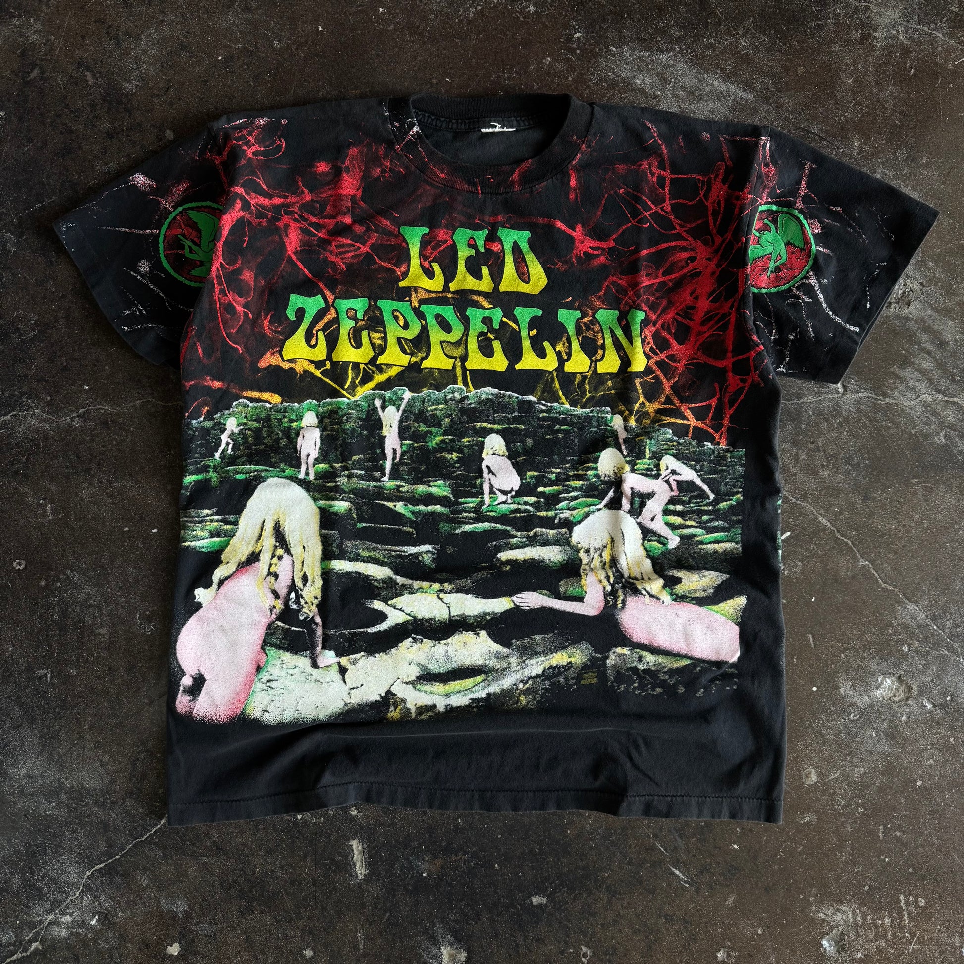 90’s Led Zeppelin Houses of the Holy AOP Tee (XL)