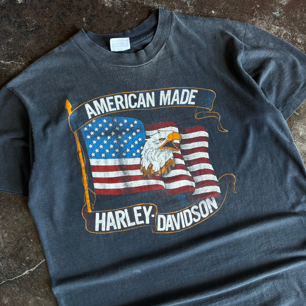 80’s Harley American Made Sun Faded Tee (XL)