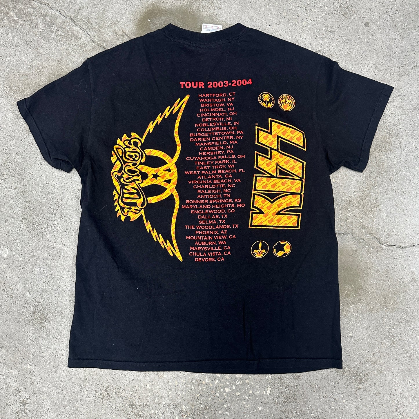 Kiss & Aerosmith ‘03 Tour Tee