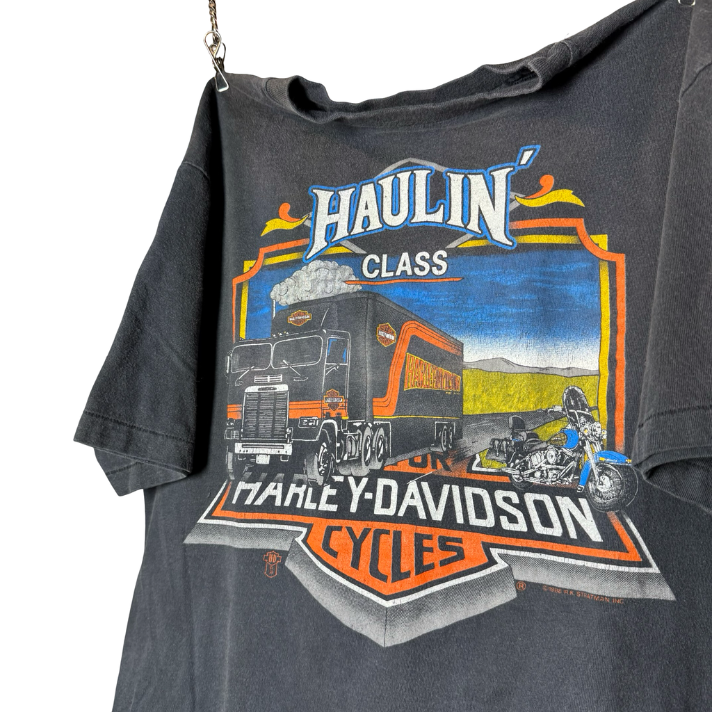 80’s Harley “Haulin’ Class” Tee Size L