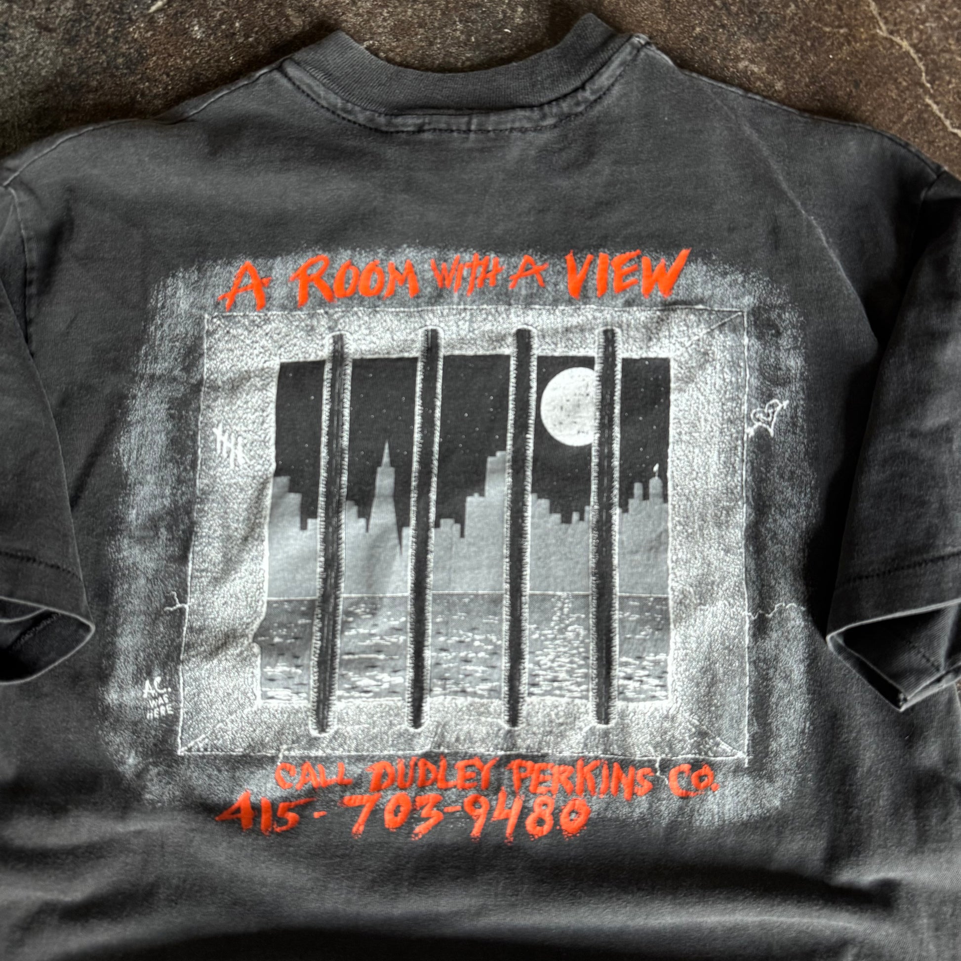 80’s Harley Alcatraz Dudley Perkins Tee (M/L)