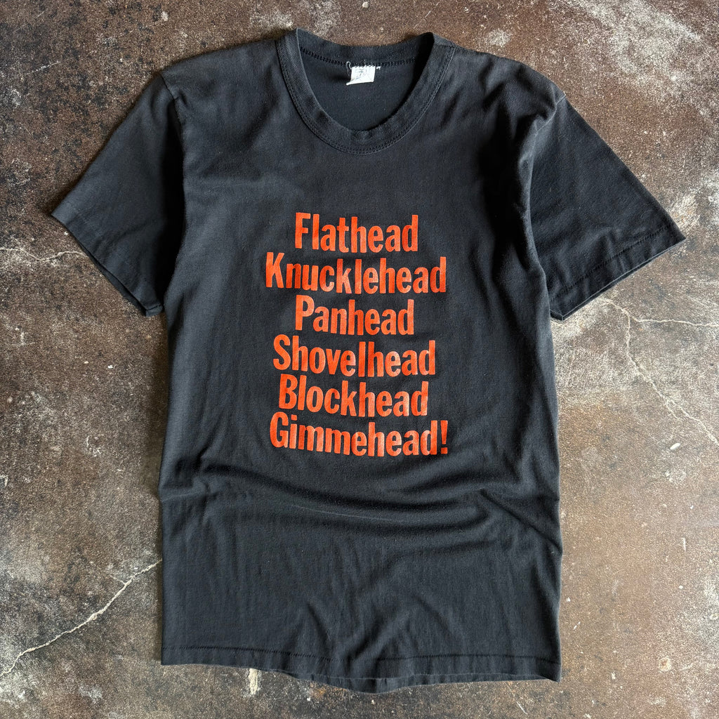 90’s Bike Week Gimmehead Engine Funny Word Tee (L)
