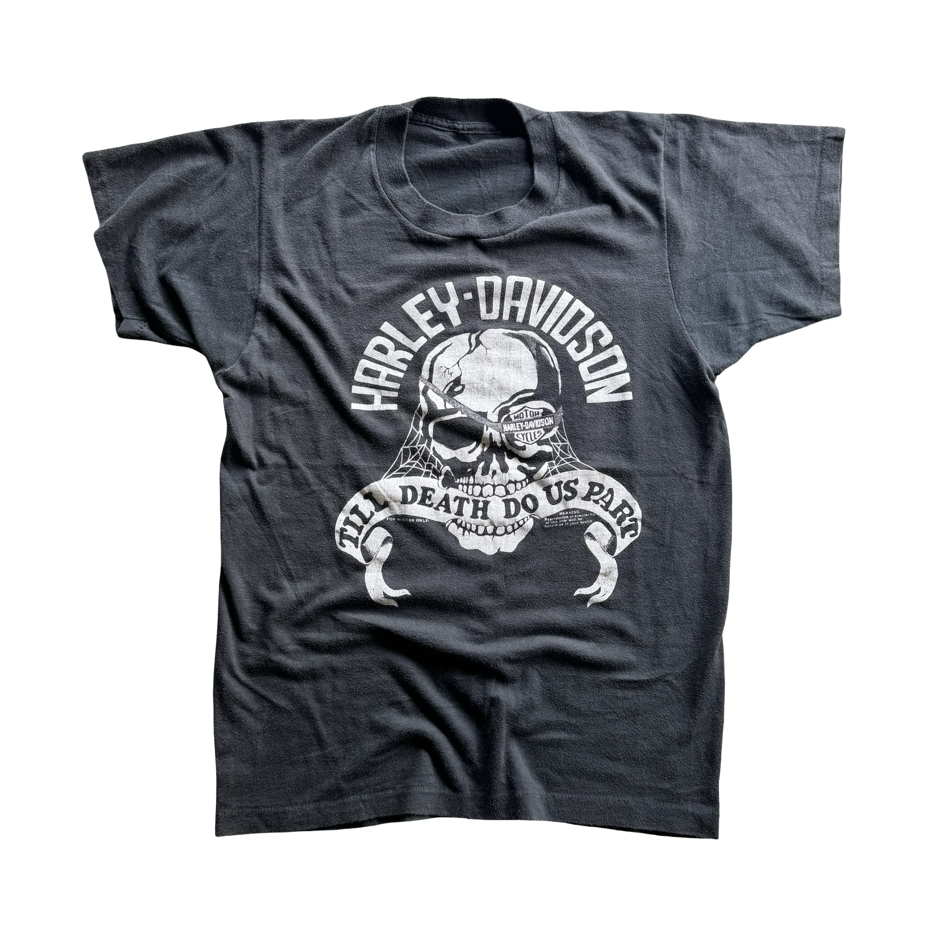 80’s Harley “Till Death Do Us Part” Skull Cycle Tee Size M