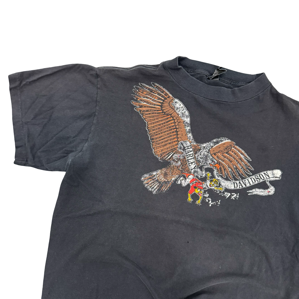 80’s Harley Davidson “Remember Pearl Harbor” Eagle Tee Size XL