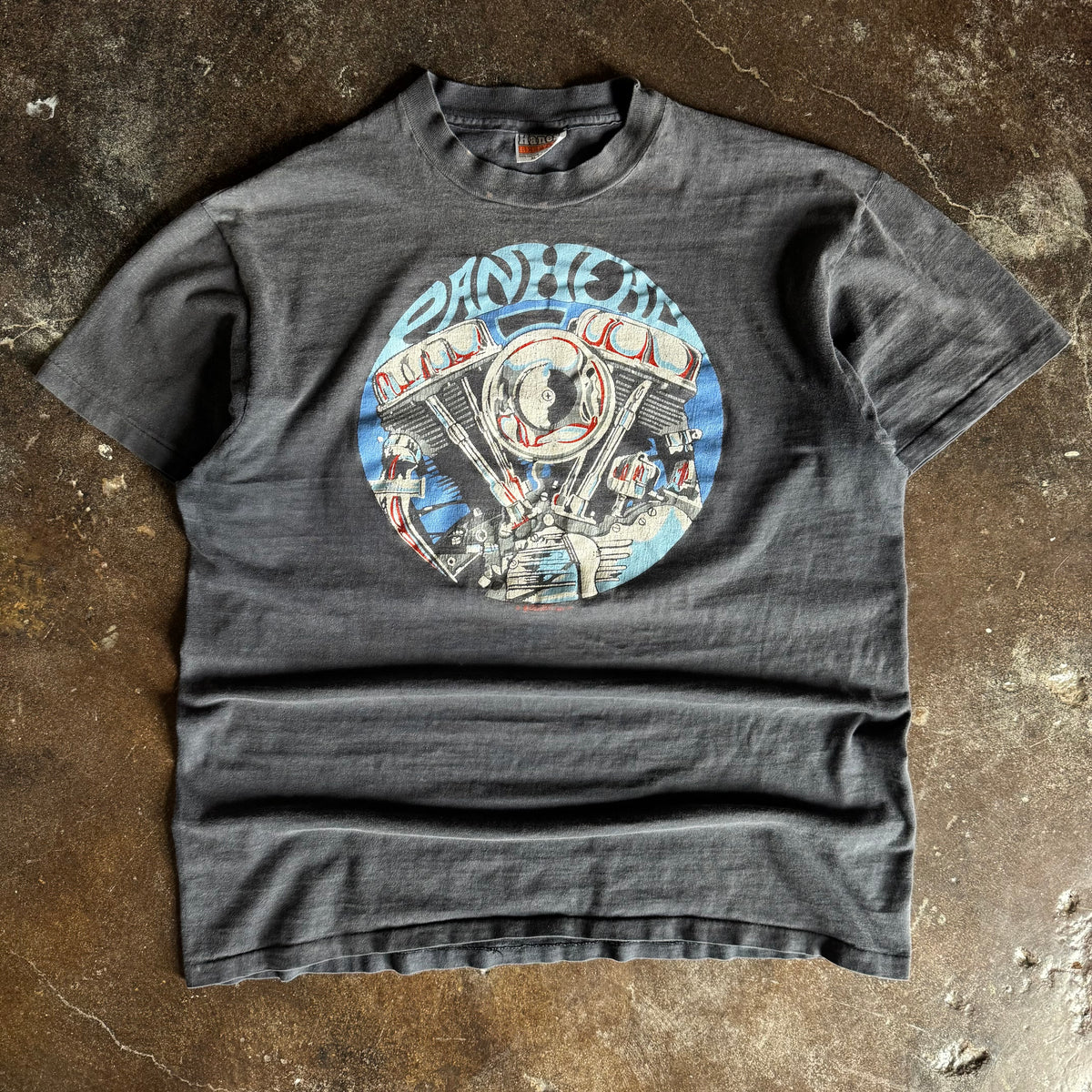 80’s Harley Panhead Sun Faded Black Hills Tee (XL)