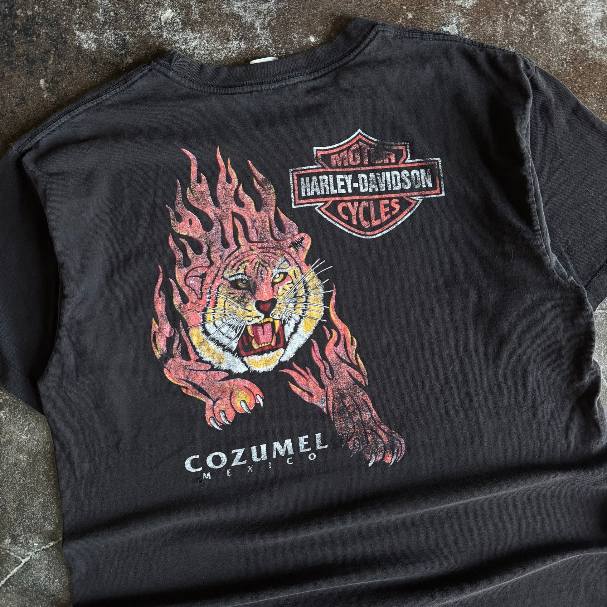 ‘00s Harley Untamed Tiger Cozumel Tee (XL)