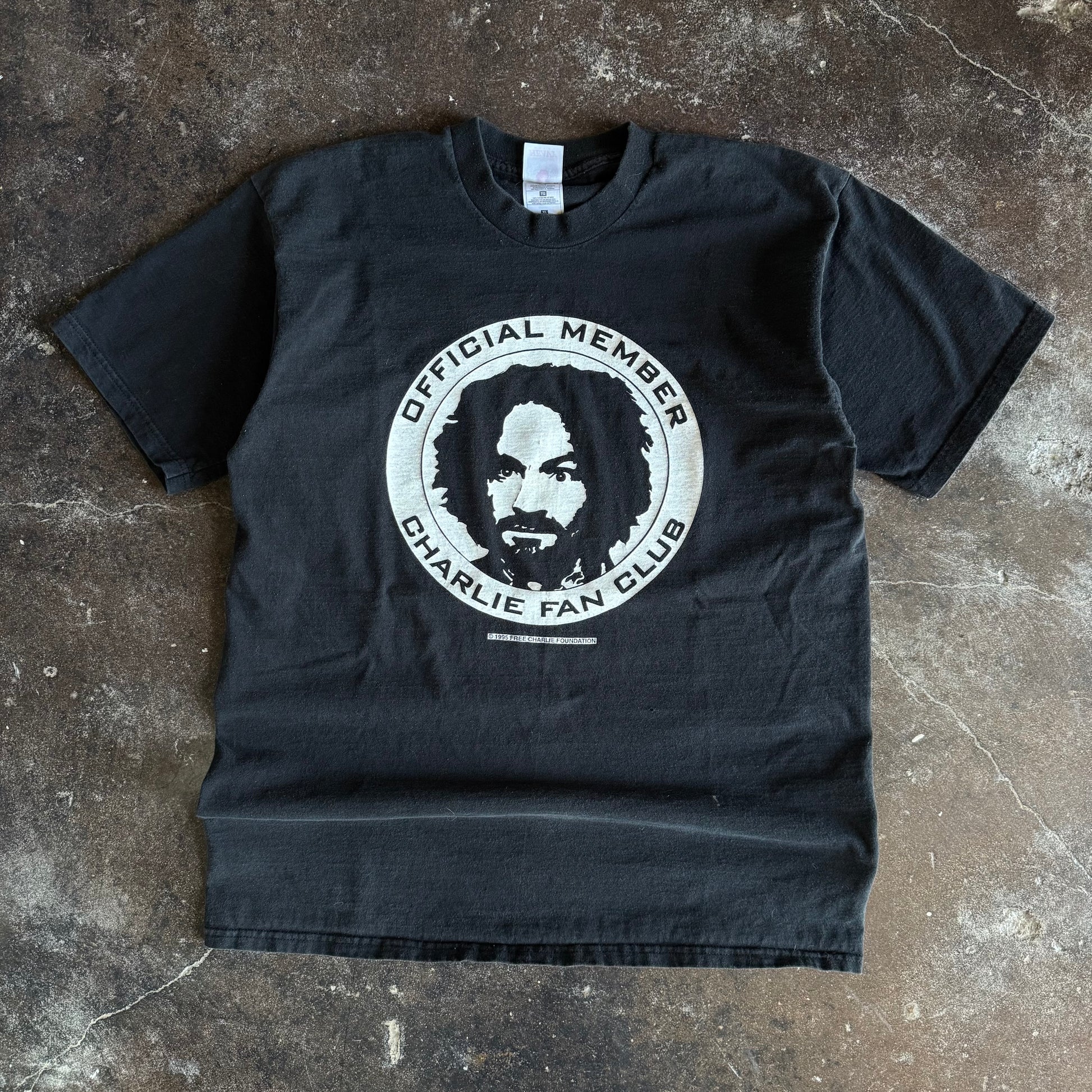 90’s Charlie Manson Fan Club “For the Youth” Tee (XL)