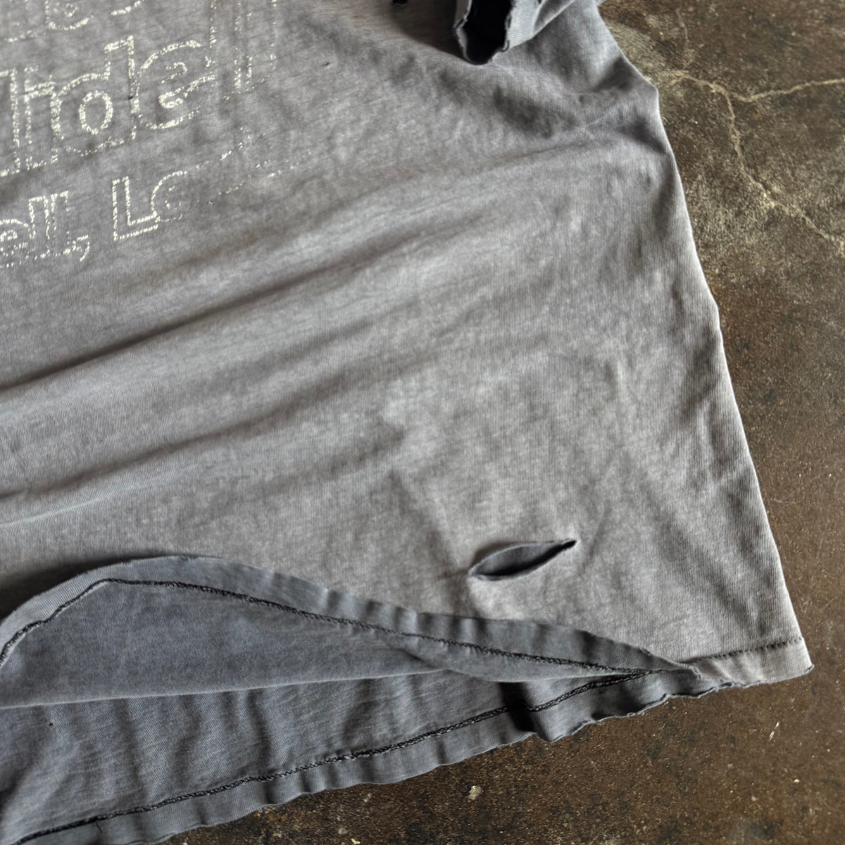 80’s Harley “Here’s the Beef” Thrashed & Faded Tee (L)