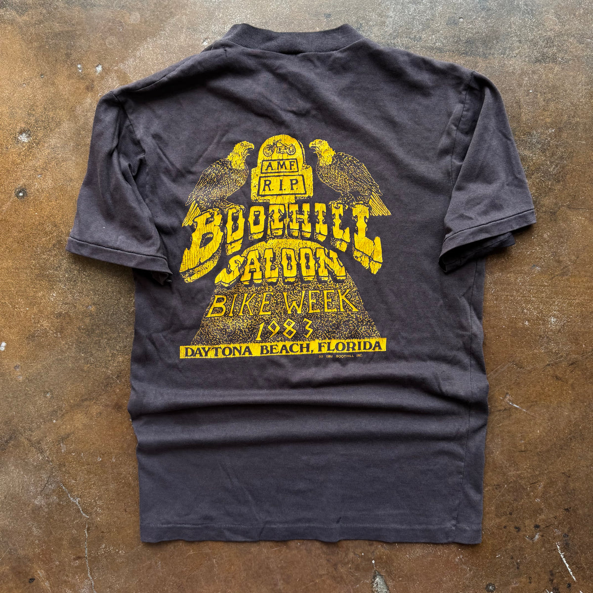 80’s BootHill Saloon RIP AMF Pocket Tee (M)