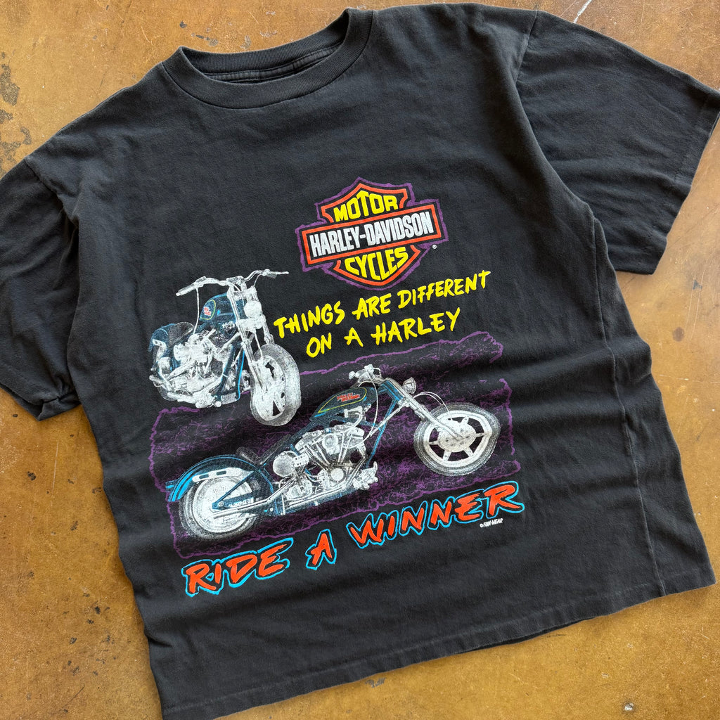 90’s Harley “Ride A Winner” Funwear Tee (L)