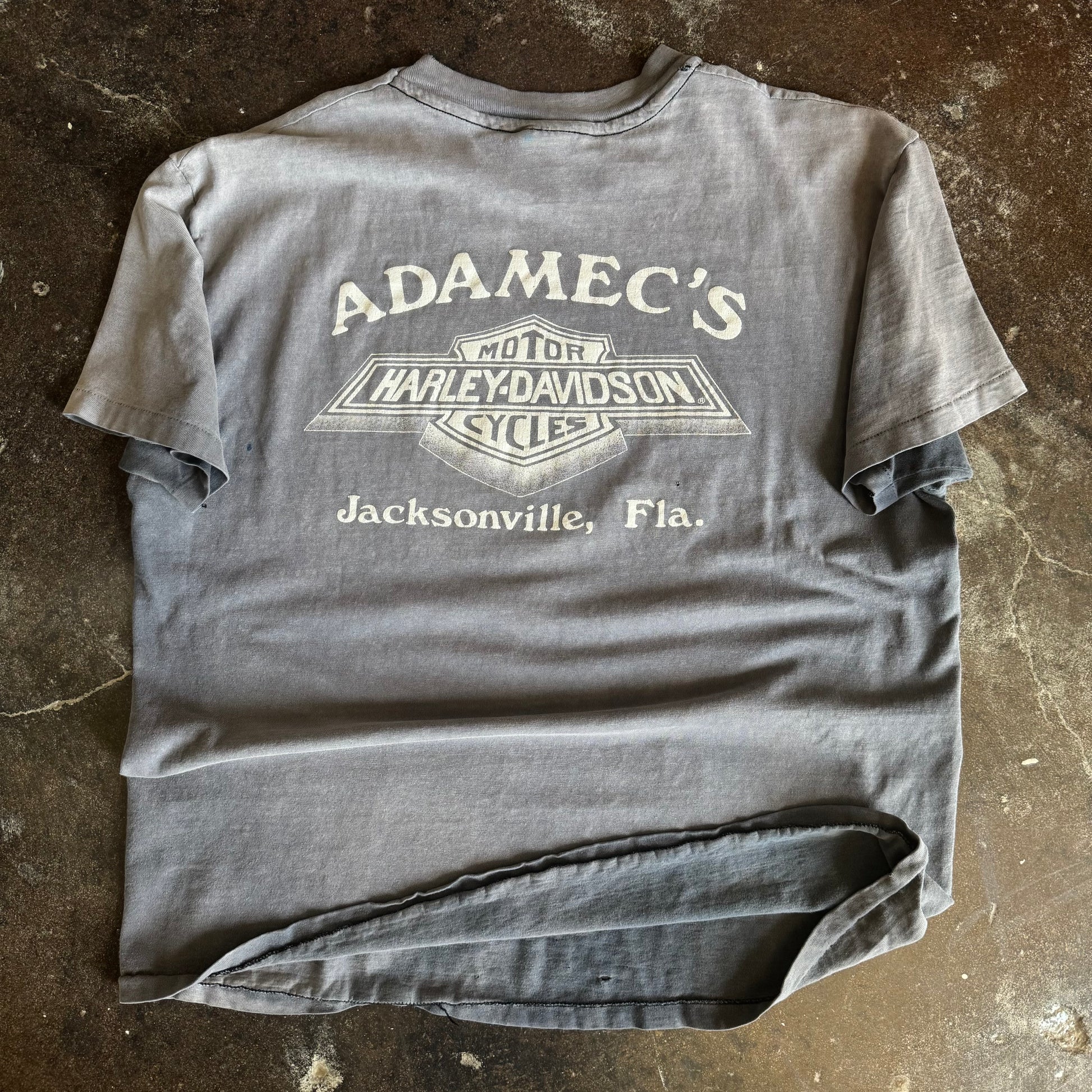 80’s Harley “Not Used Up” Sun Faded Tee (XL)