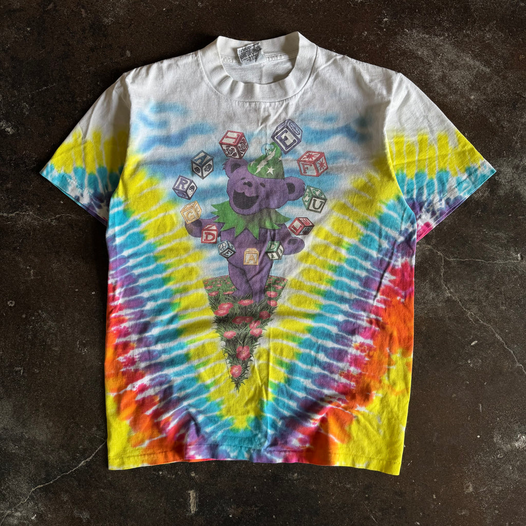 90’s Grateful Dead Circus Bear Tye Dye Band Tee (L)