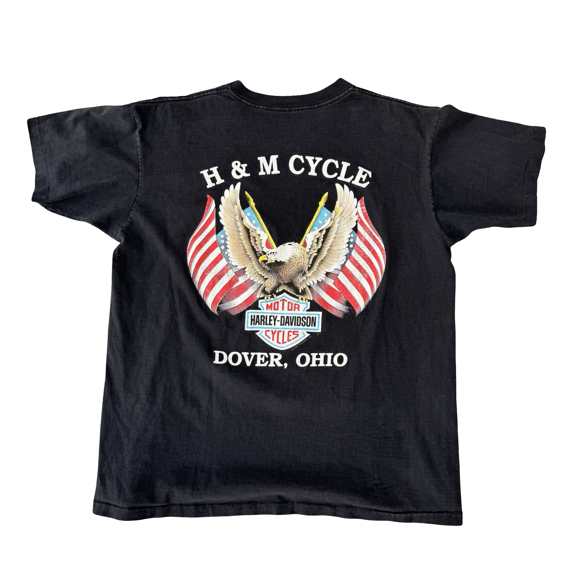 90’s Harley Thunder H&M Ohio Dealer Tee Size L