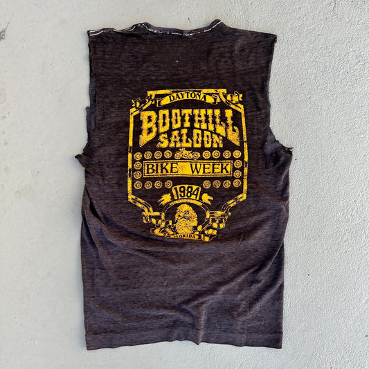 1984 Boothill Saloon Cut-Off Tee (Battle-Scarred)