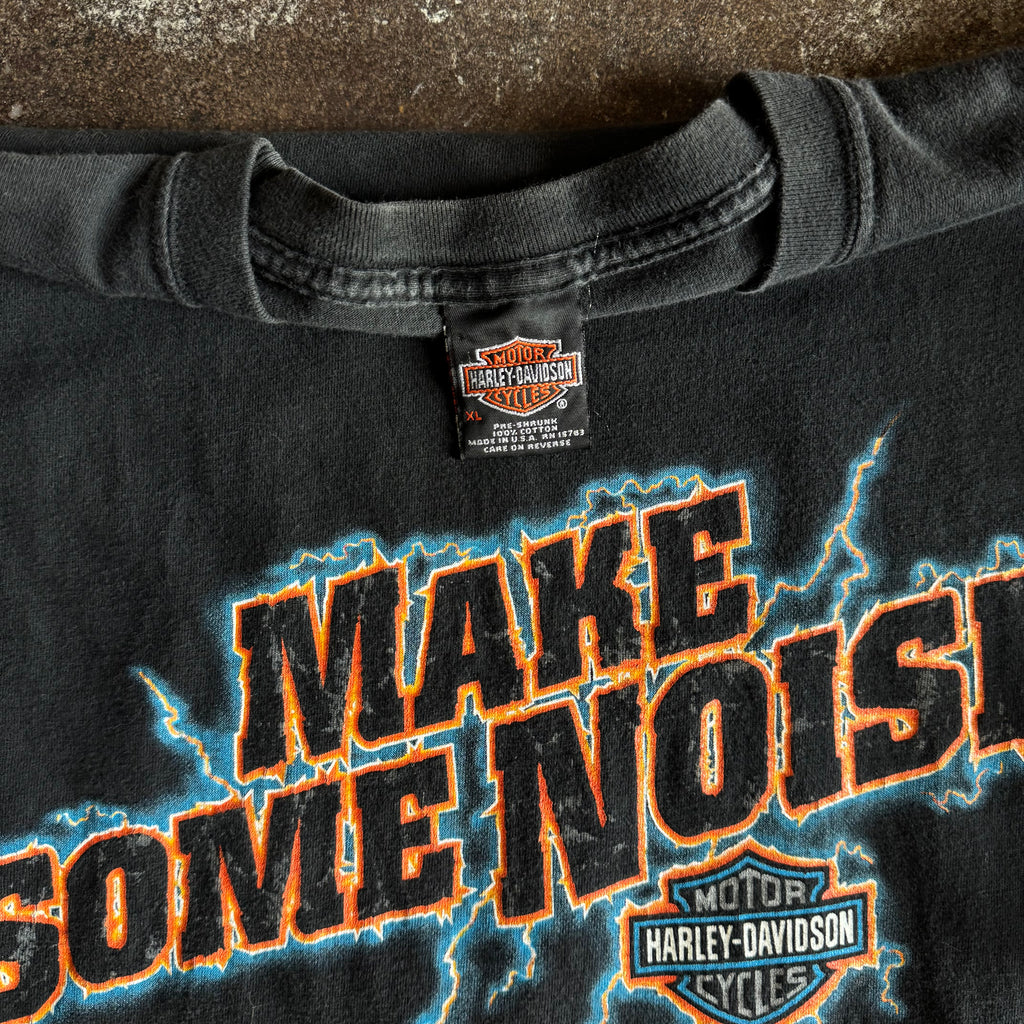 Y2K Harley “Make Some Noise” Lighting Longsleeve (XL)