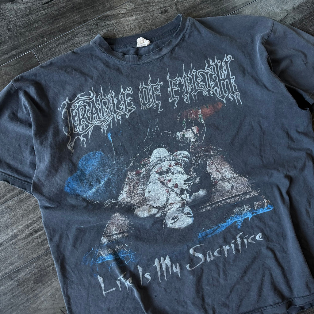 90’s Cradle of Filth “RIP Positive” Faded Tee (XL)