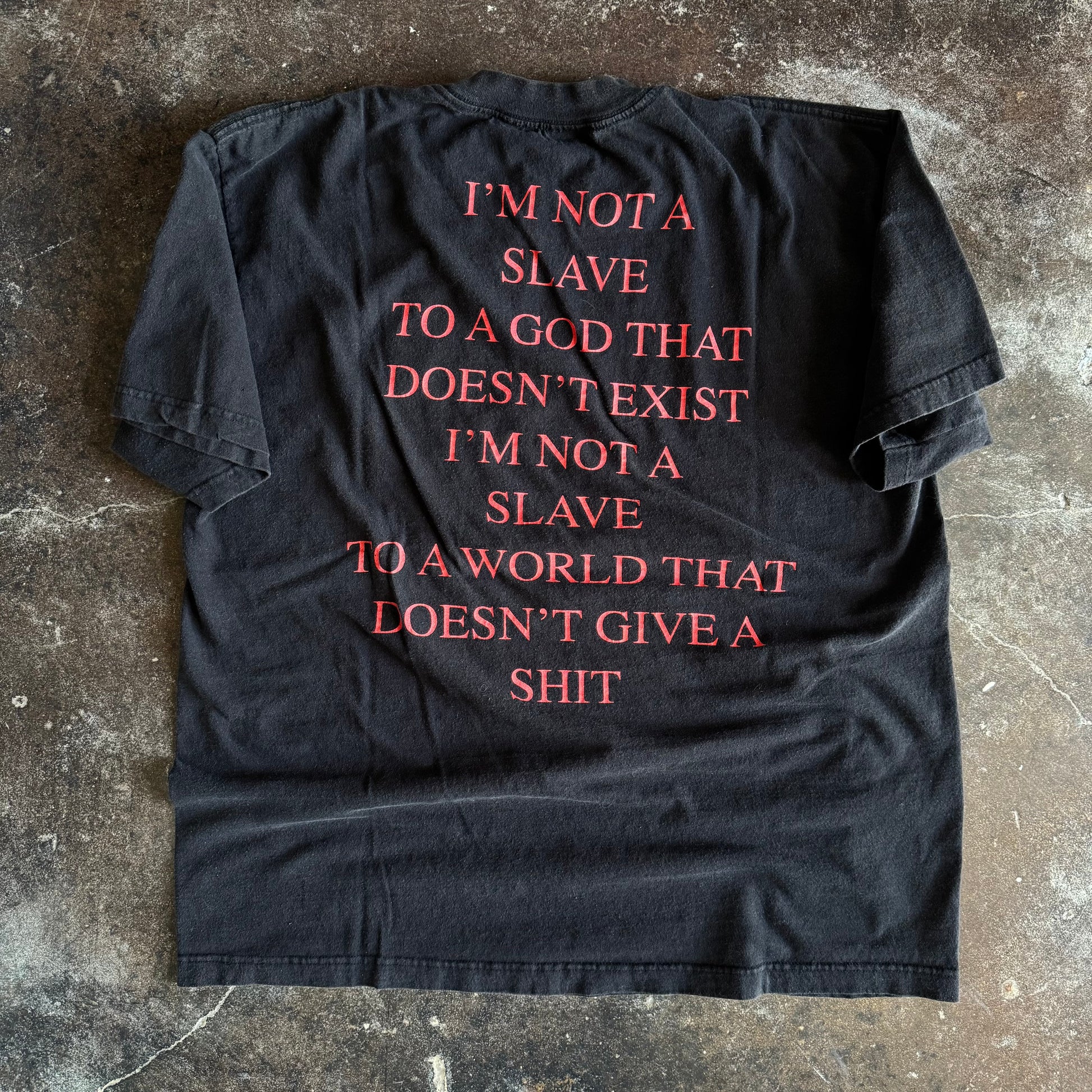 ‘01 Marilyn Manson Not A Slave Tee (XL)
