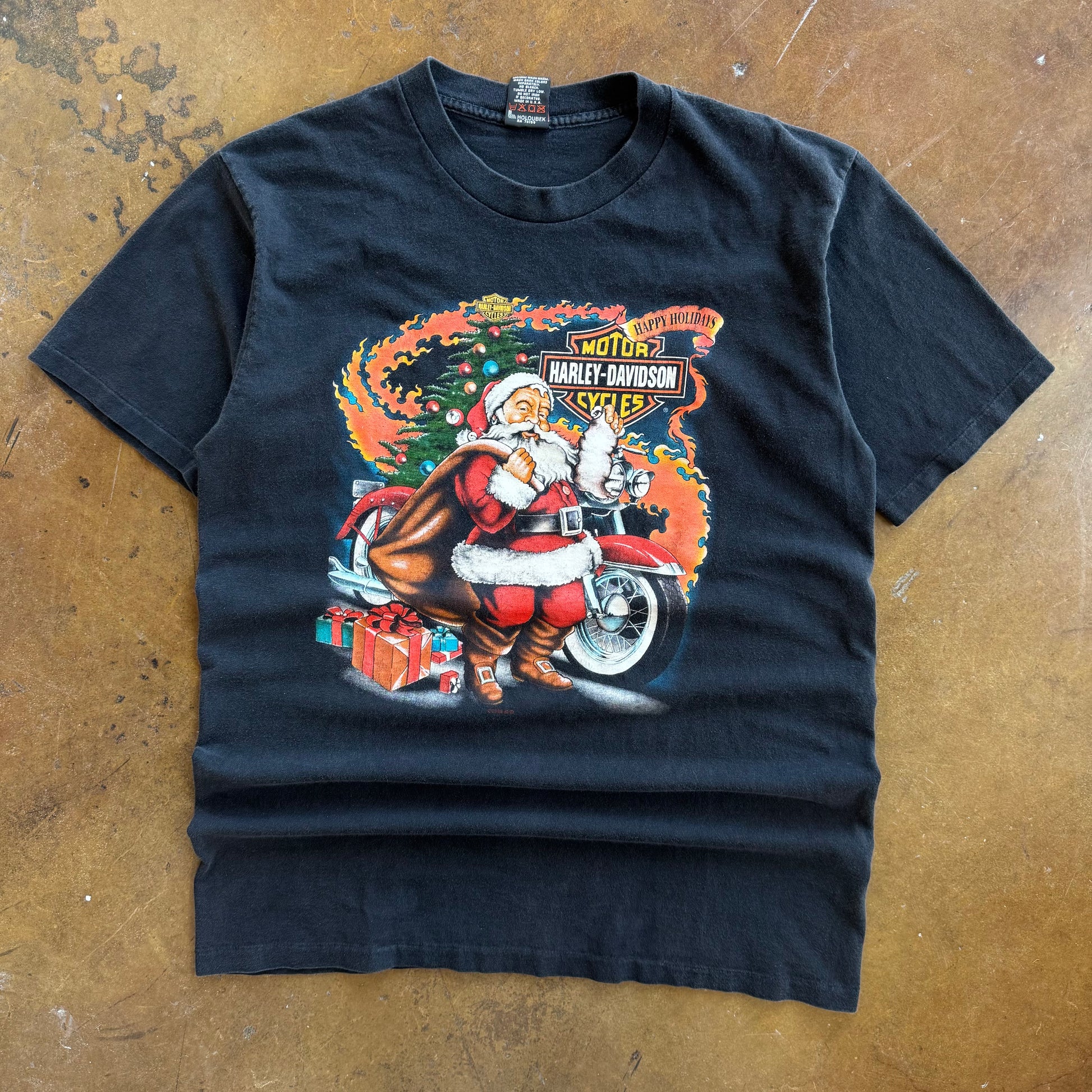90’s Harley Happy Holidays Santa Tee (L)