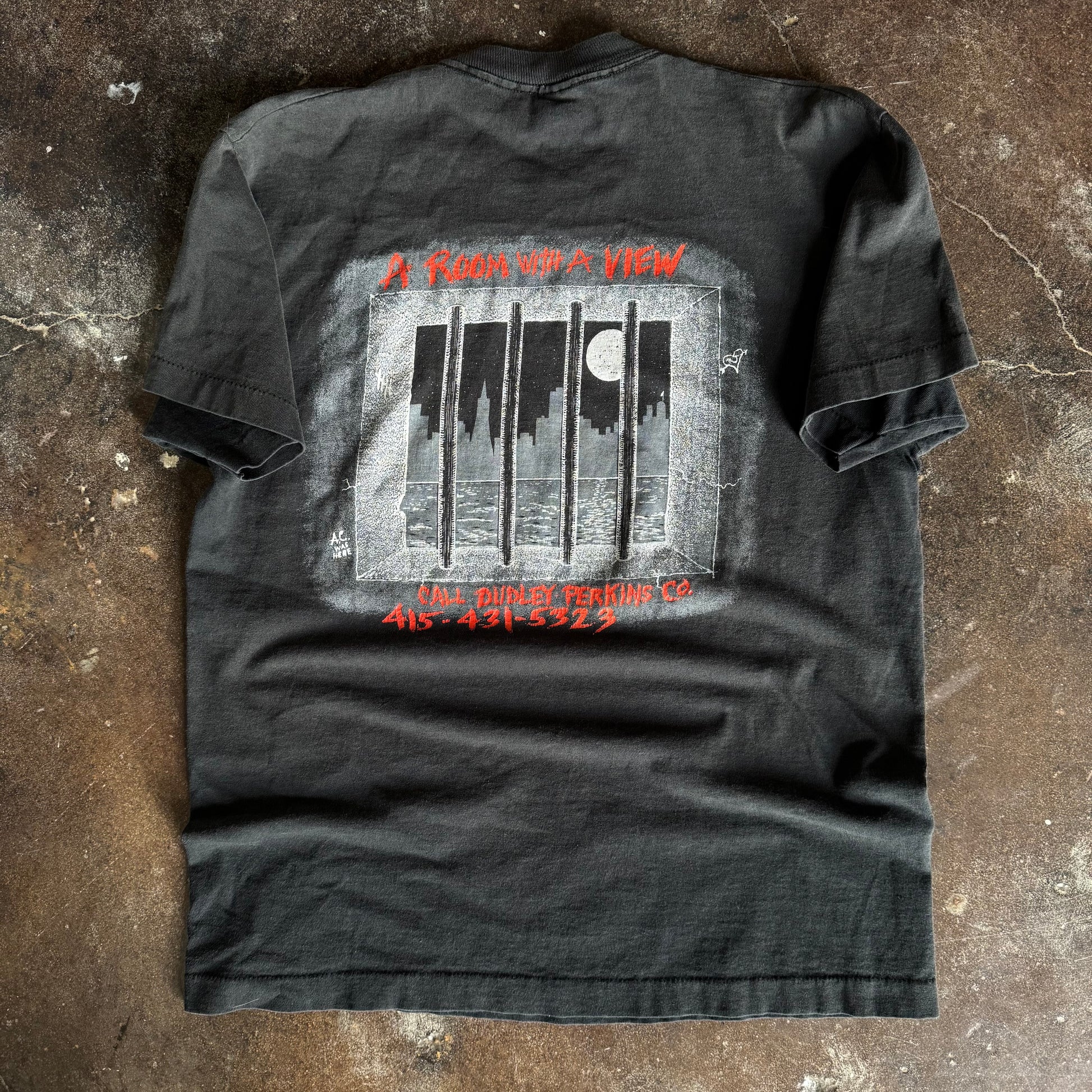 90’s Harley Alcatraz Dudley Perkins Tee (L)