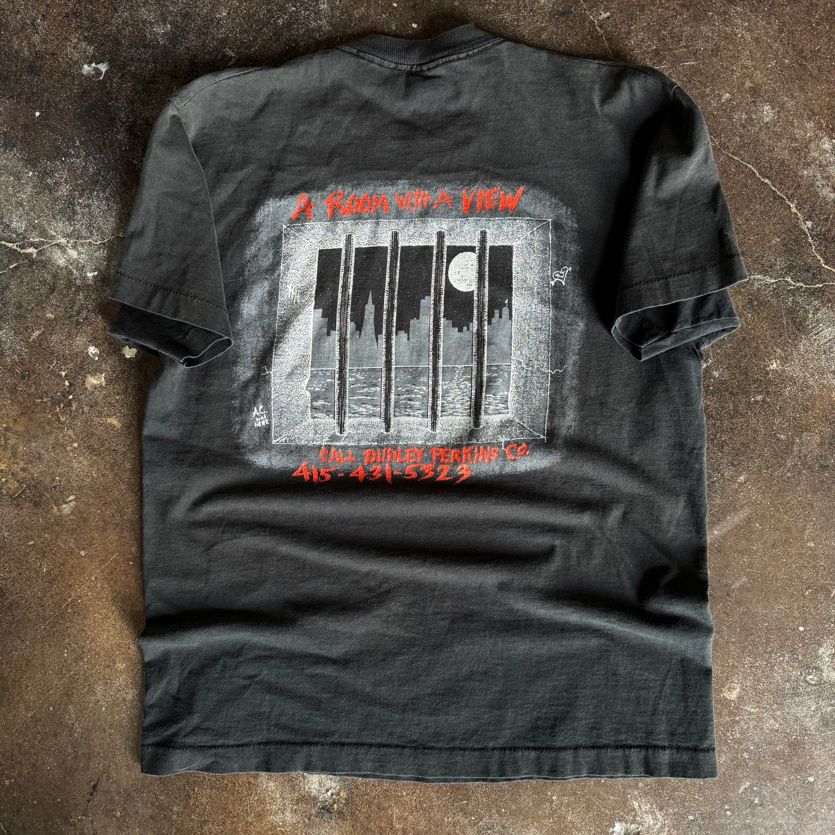 90’s Harley Alcatraz Dudley Perkins Tee (L)