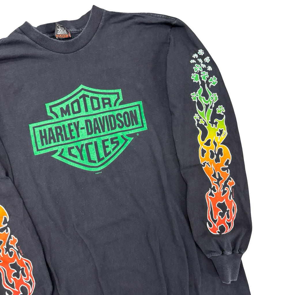 90’s RARE St Patrick’s Day Rainbow Longsleeve Tee Size L