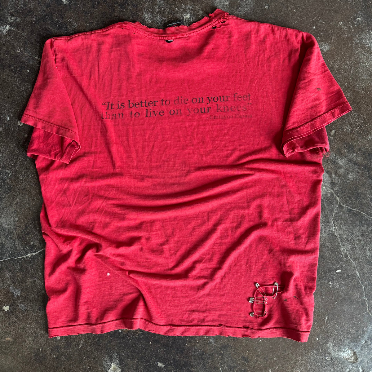 90’s Rage Against The Machine Zapata Thrashed Band Tee (XXL)