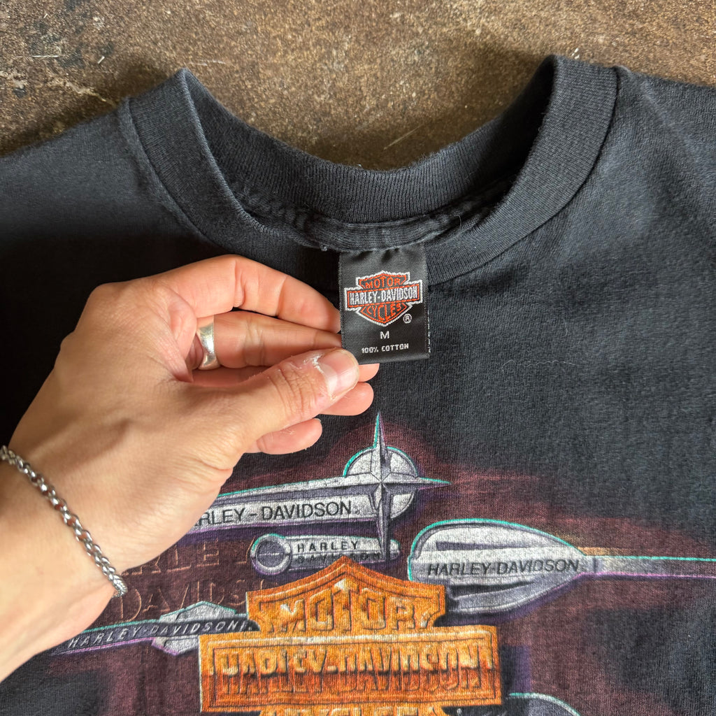 90’s Harley Davidson Logo Mashup California Tee (M)