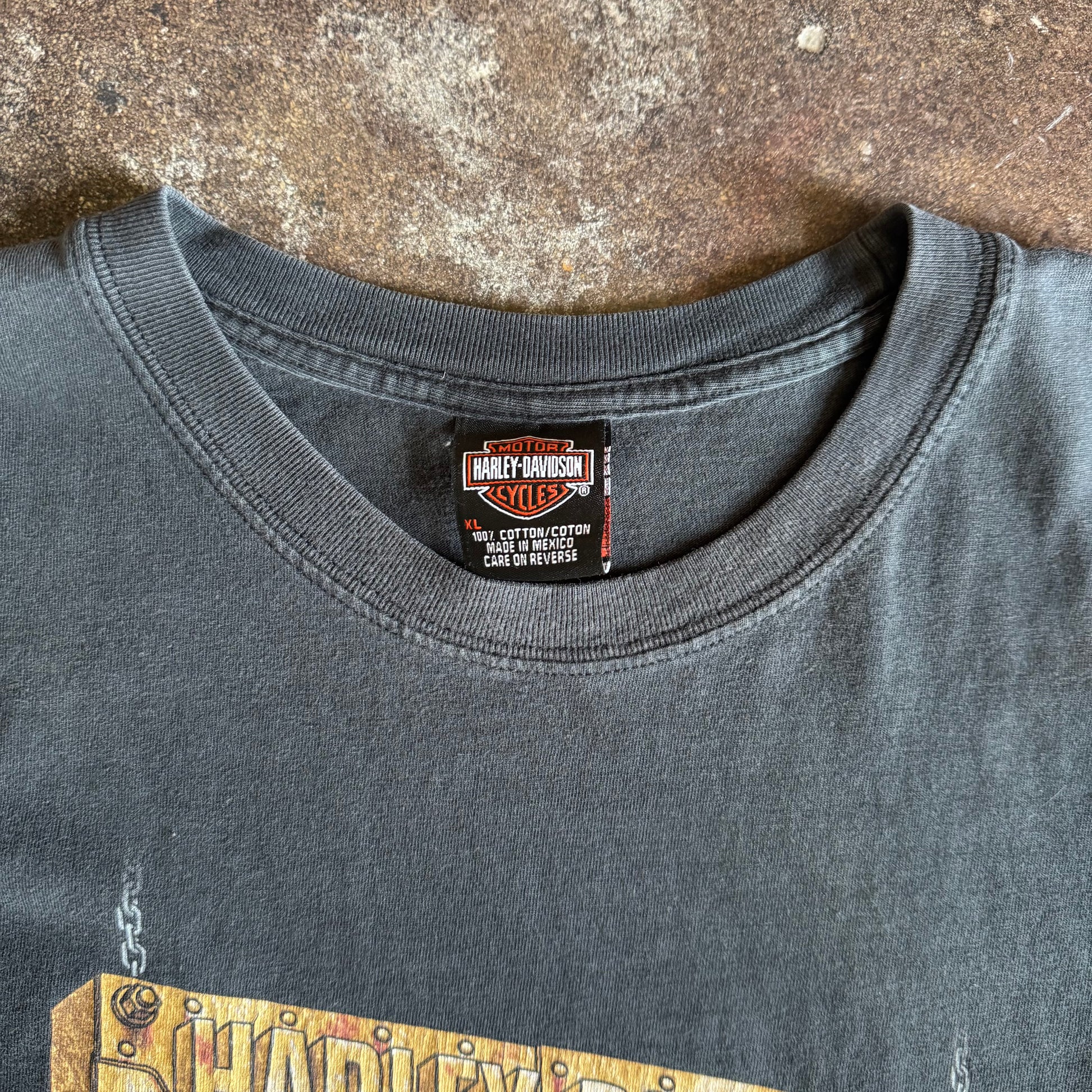 Y2K Harley Chained Emblem PA Tee (XL)