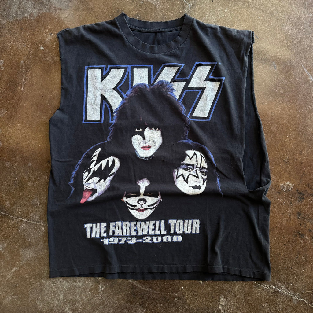 ‘00 Kiss Legends Never Die Distressed Cut Off Tee (XL)