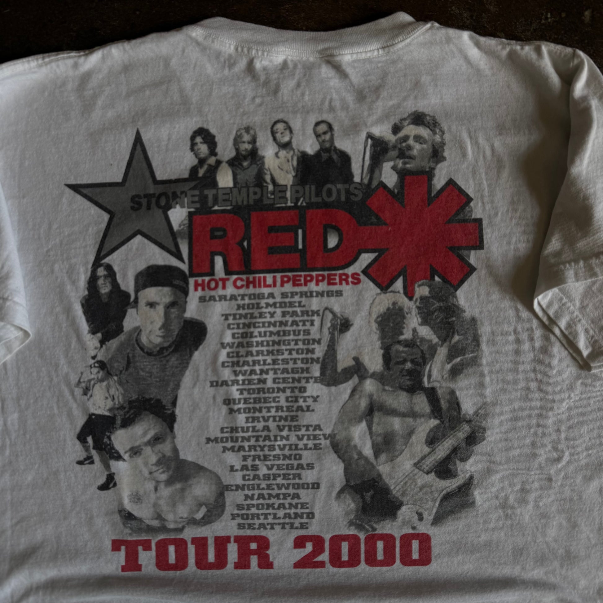 Y2K RHCP Stone Temple Pilots Bootleg Band Tee (XL)
