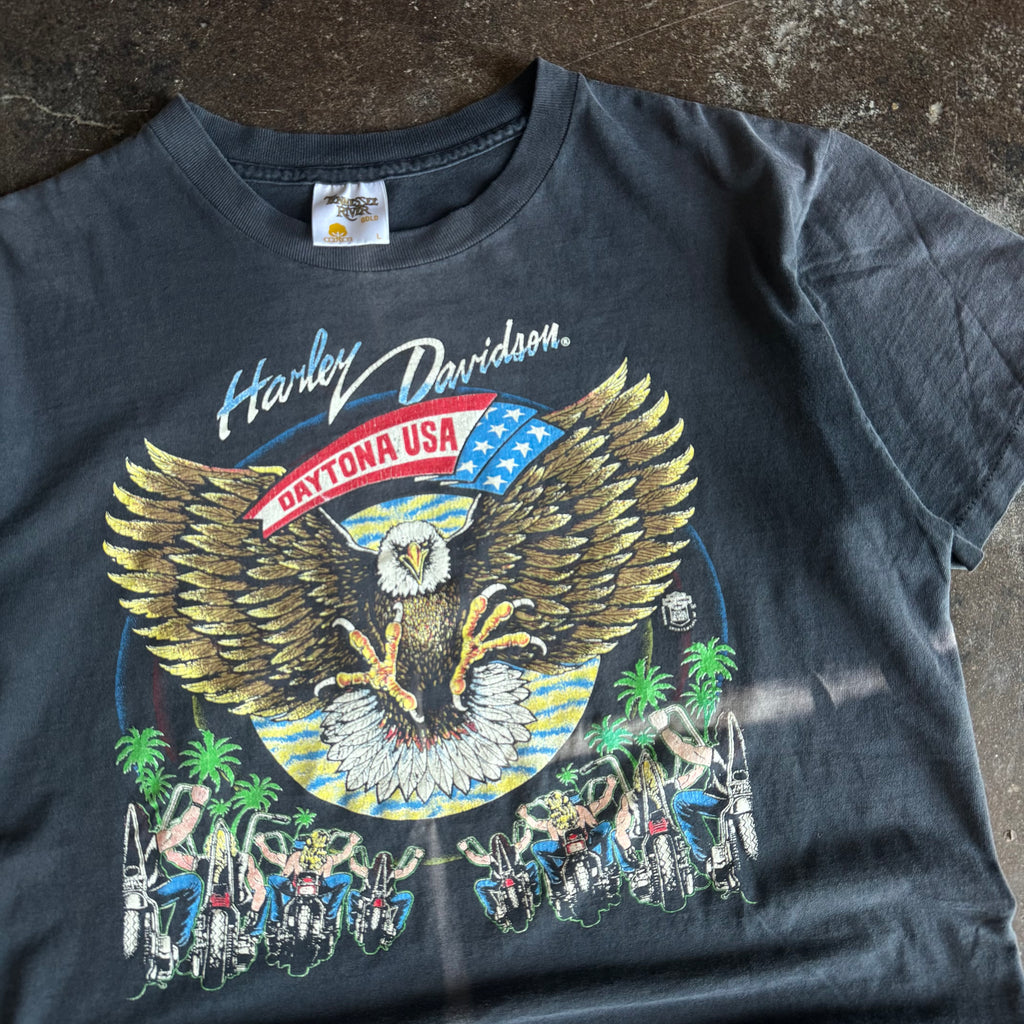 90’s Harley Davidson Daytona Bike Week Faded Tee (L)
