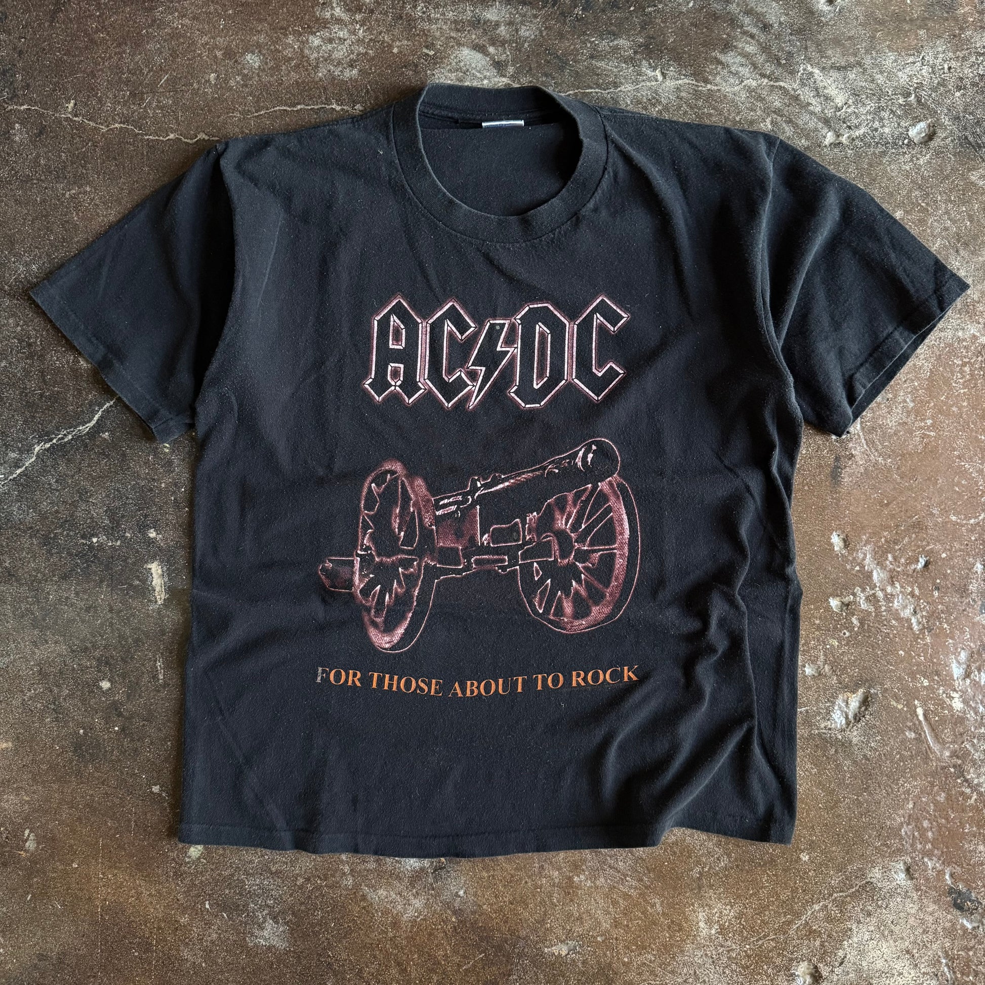 ‘00 AC/DC About to Rock Band Tour Tee (L)
