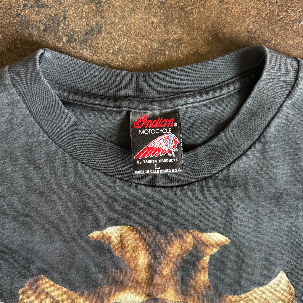 90’s Indian Motorcycles Las Vegas Poker Tee (L/XL)