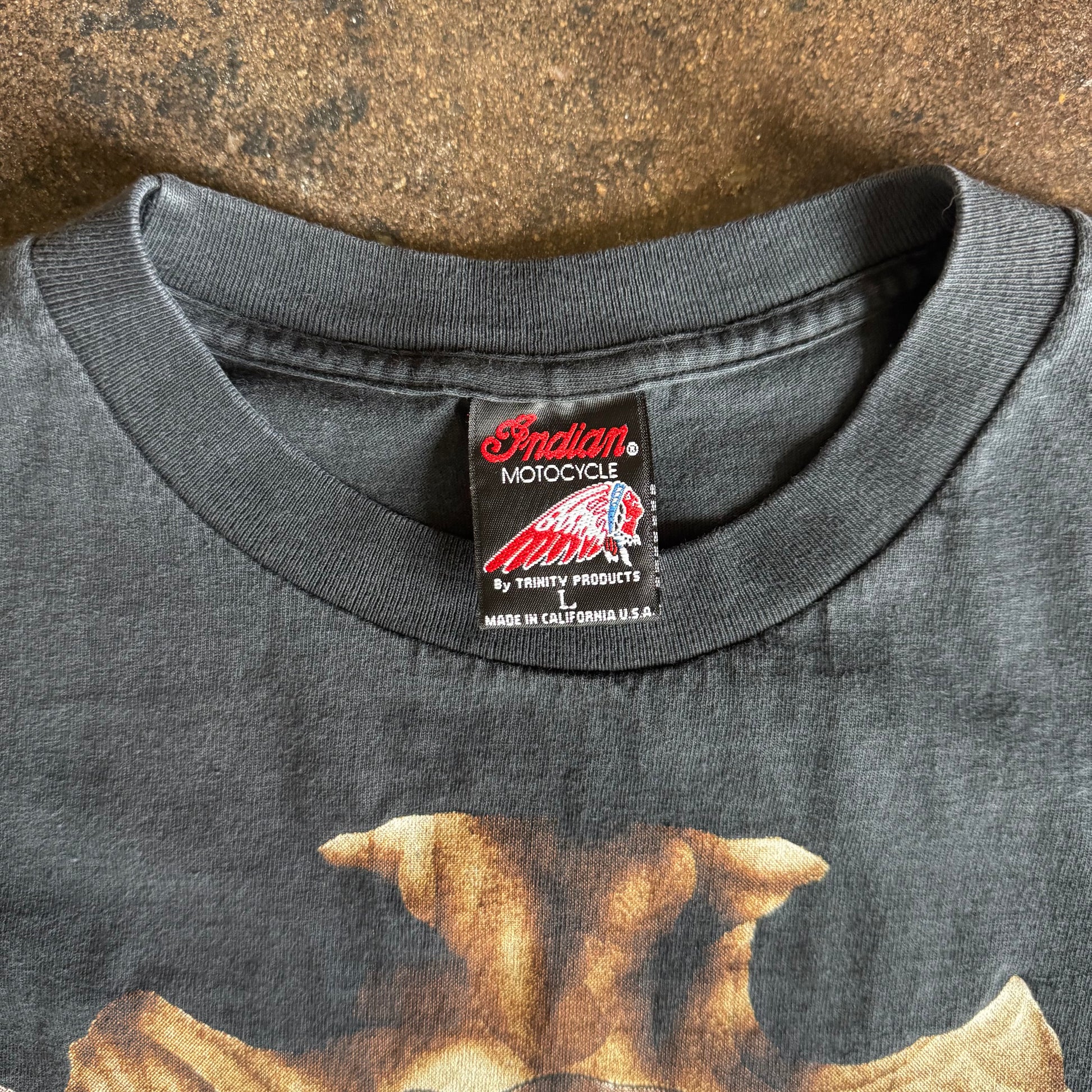 90’s Indian Motorcycles Las Vegas Poker Tee (L/XL)