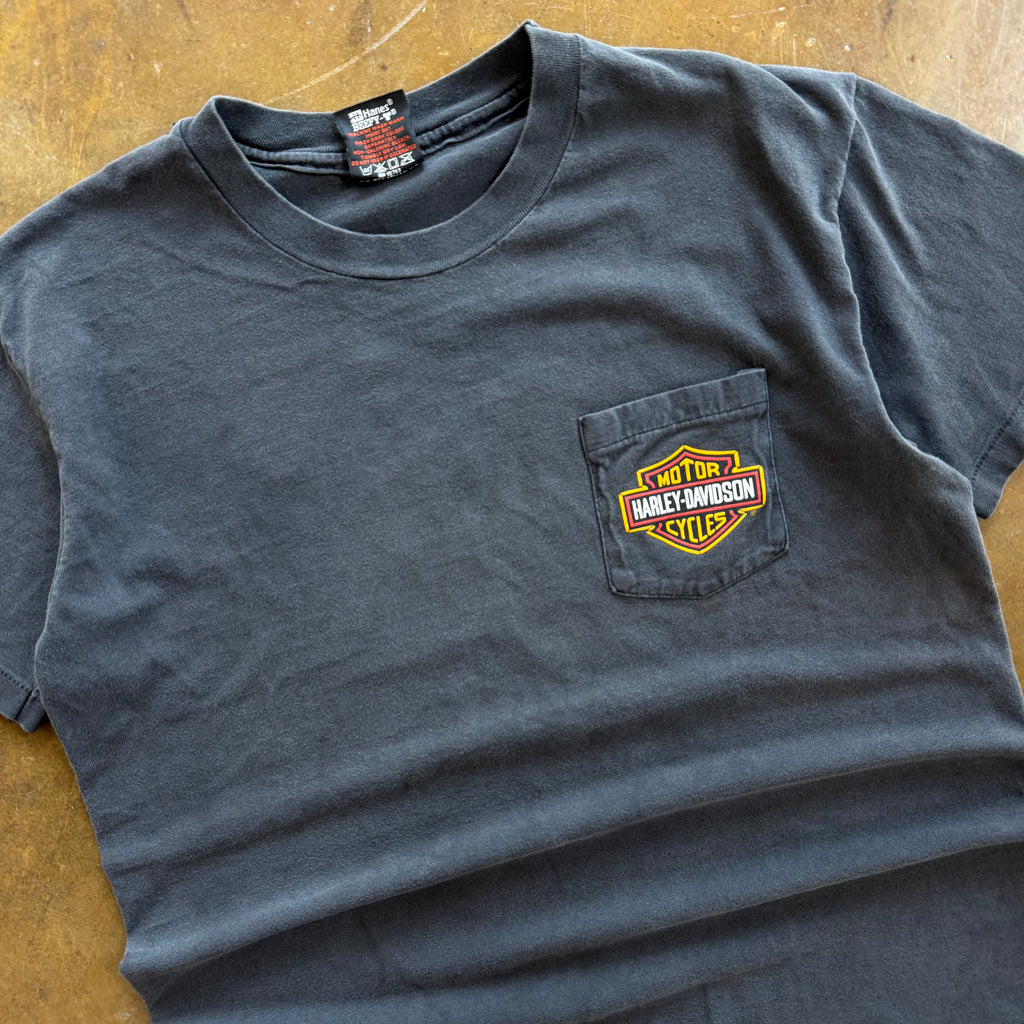 90’s Harley Davidson Emblem Pocket Tee (L)