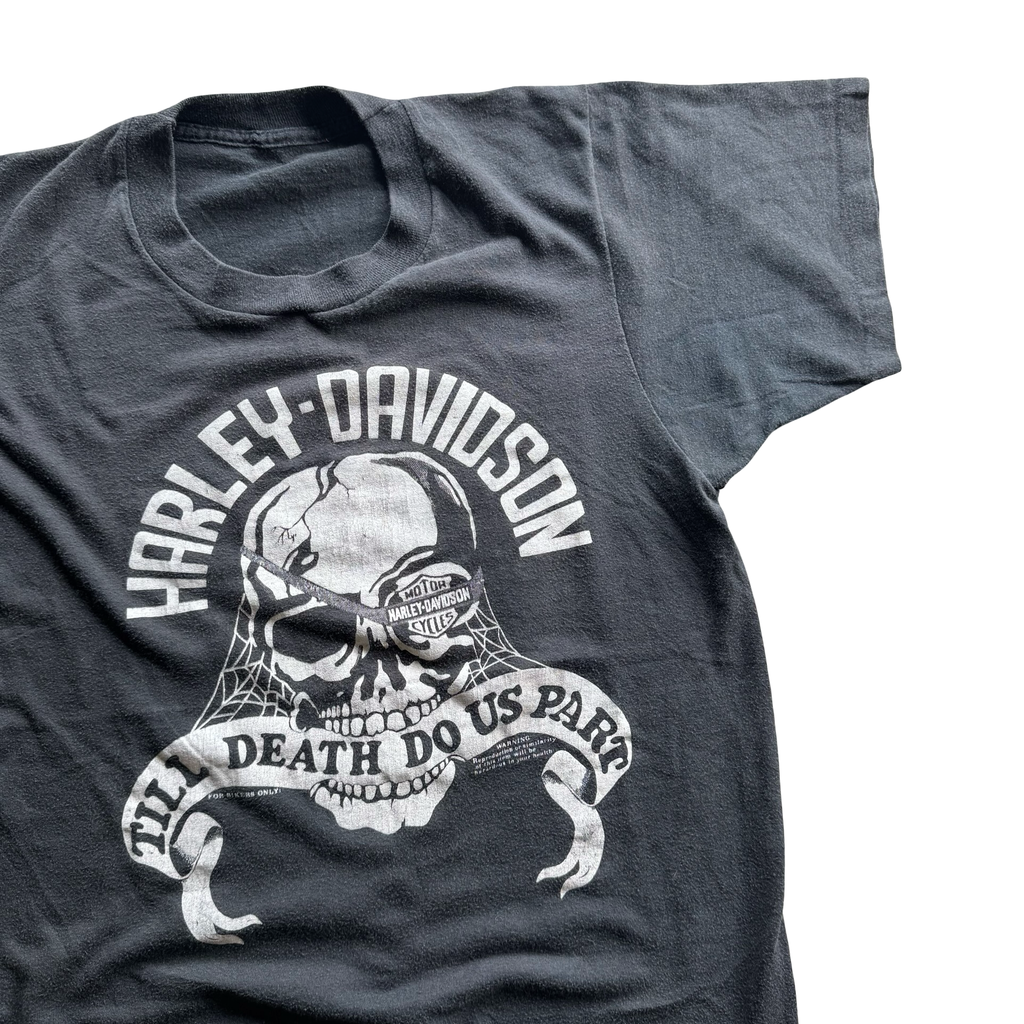 80’s Harley “Till Death Do Us Part” Skull Cycle Tee Size M