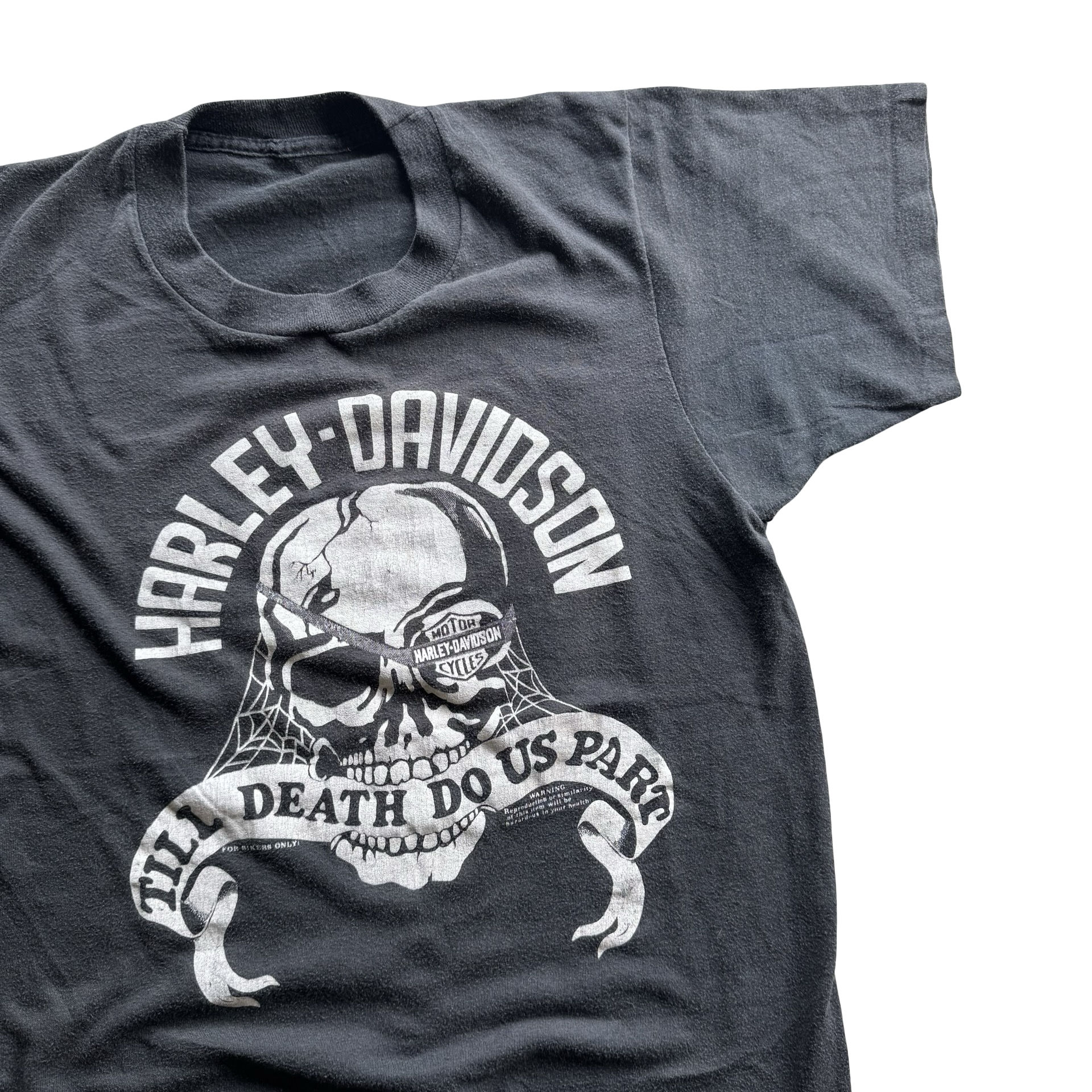 80’s Harley “Till Death Do Us Part” Skull Cycle Tee Size M