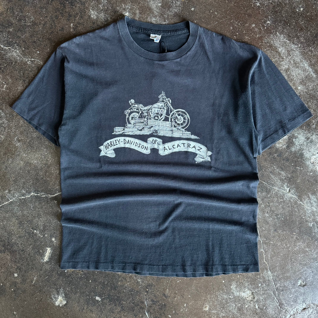 80’s Harley Alcatraz Dudley Perkins Dealer Tee (L)