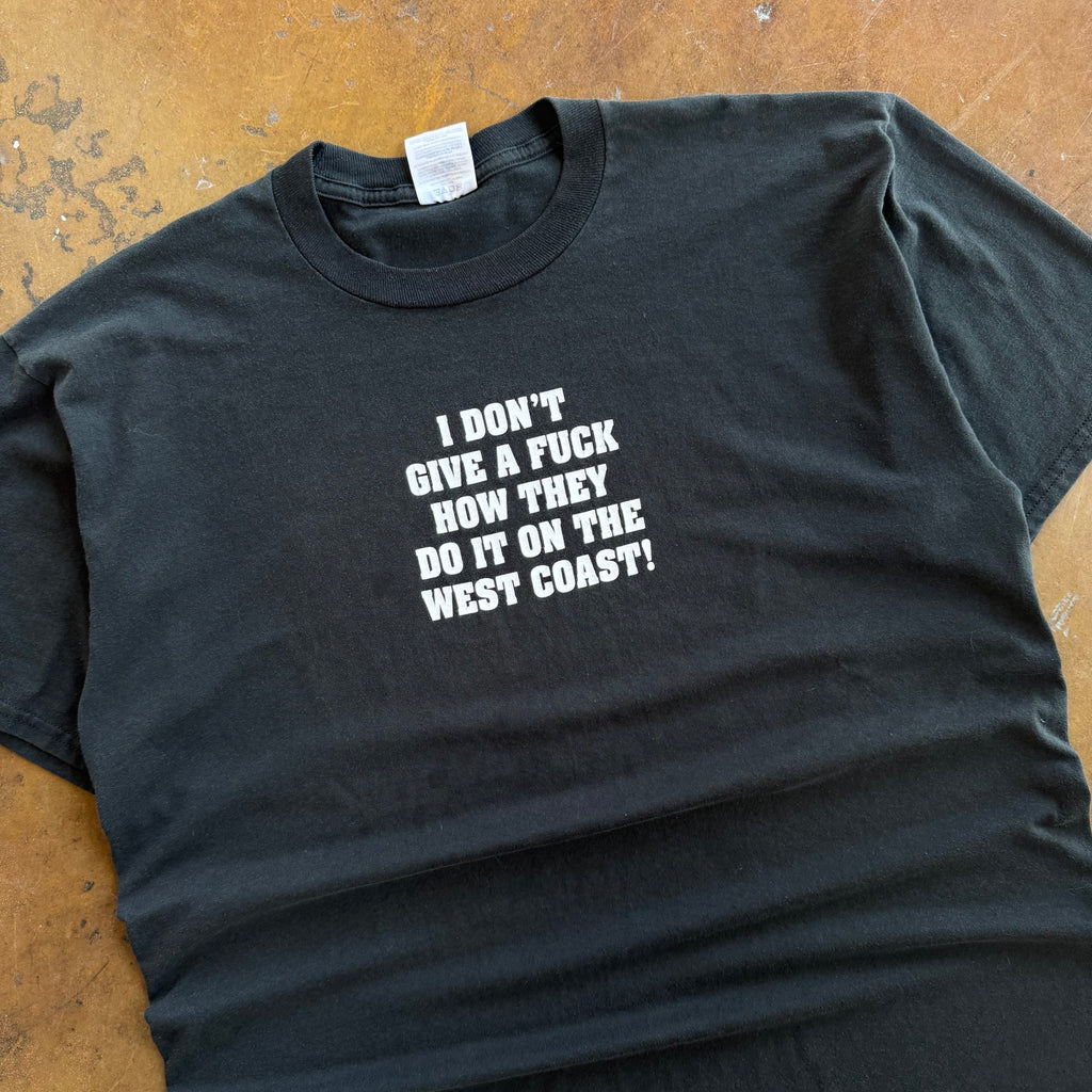 ‘00s West Coast Biker Hate Word Tee (XL)