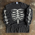 Y2K Recycle Bike Shop Skeleton Bone Longsleeve (XL)