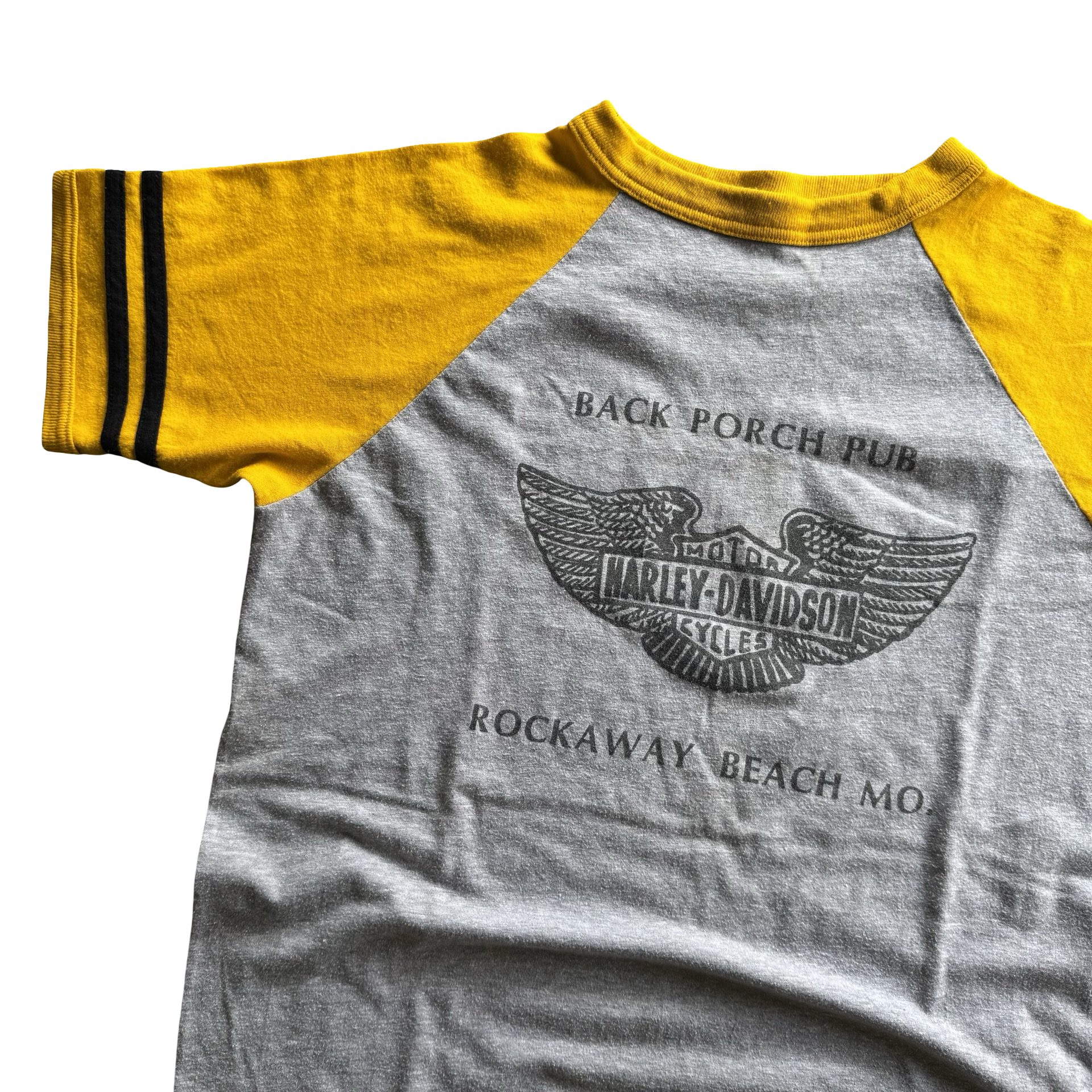 70’s Harley Back Porch Pub Jersey Tee Size L