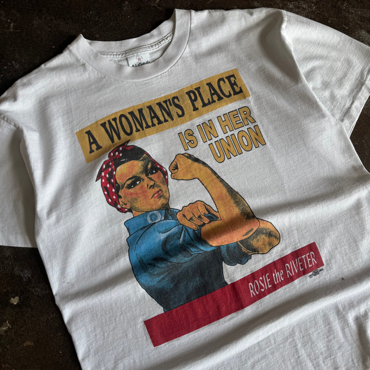 90’s Rosie the Riveter Art Tee (L)