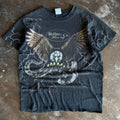 90’s Biker Lightning AOP Snake Tee (L)