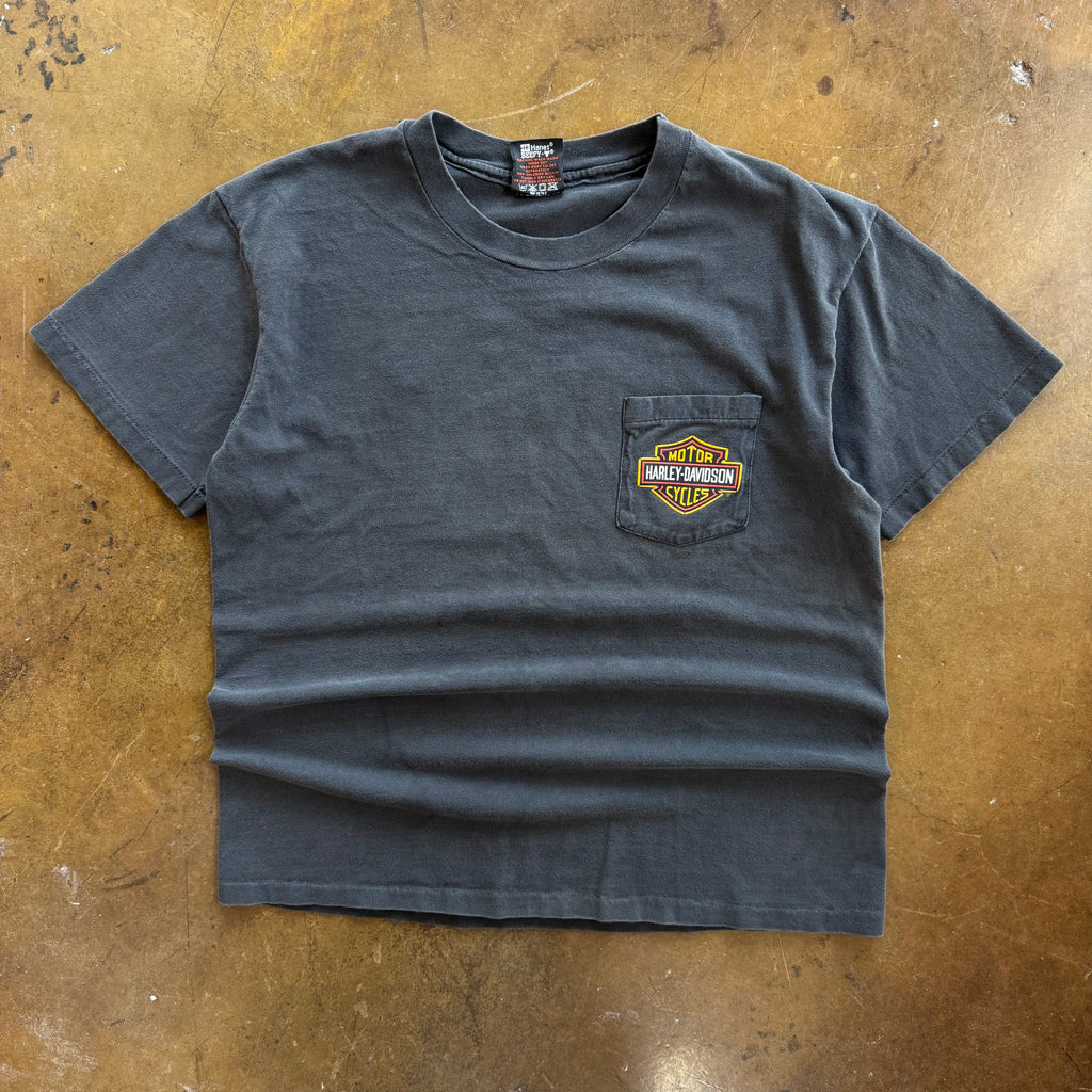 90’s Harley Davidson Emblem Pocket Tee (L)