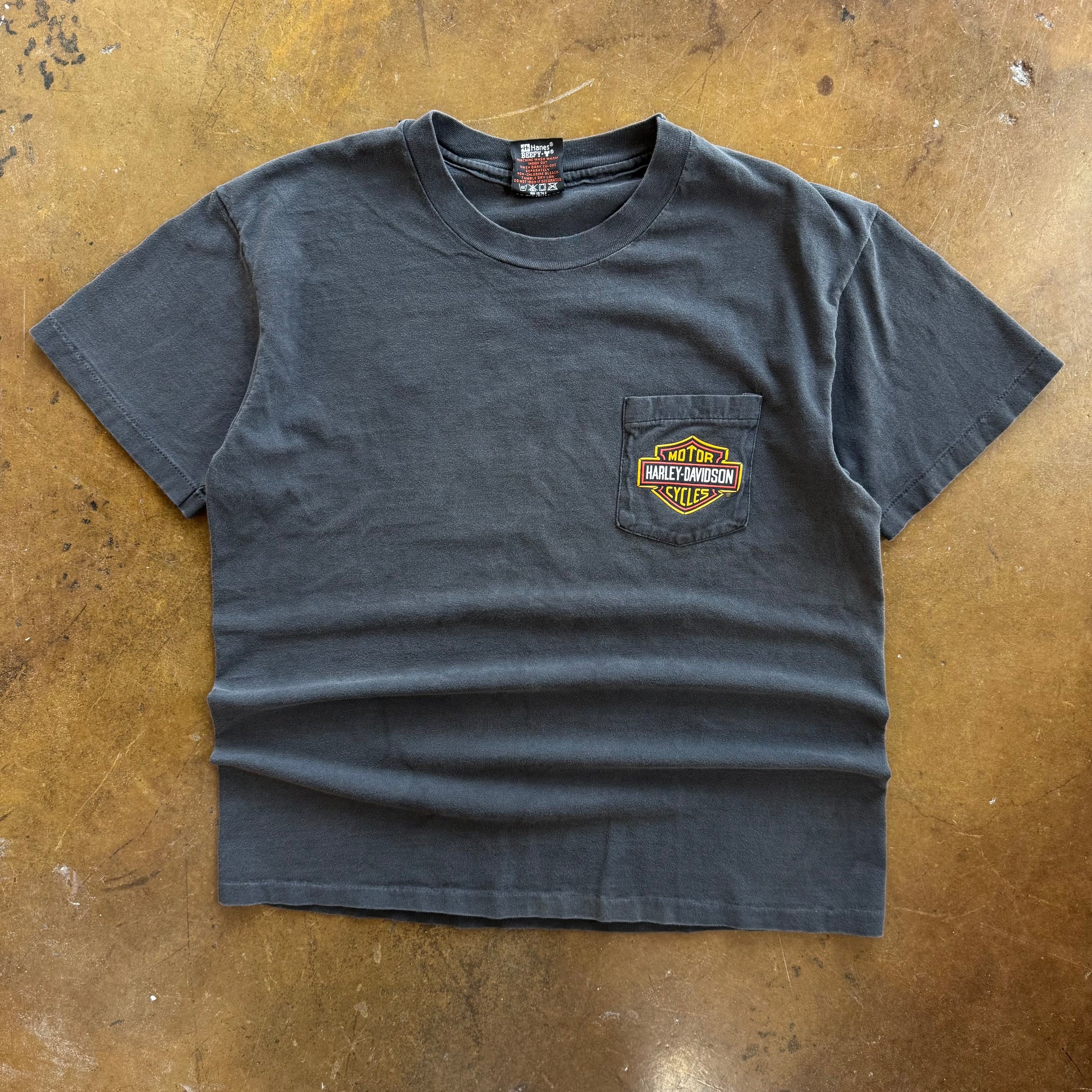 90’s Harley Davidson Emblem Pocket Tee (L)